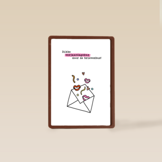 Verjaardagskaart Verjaardagskus Door De Brievenbus