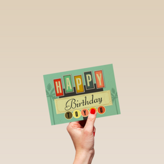 happy birthday sign for you