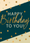 Verjaardagskaart man hip Happy Bday to you