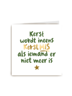 herinnering kerst wordt kerstmis als iemand er niet is