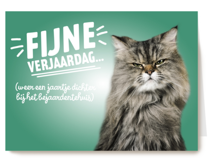 weer een jaartje dichterbij het bejaardentehuis