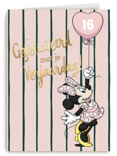 Minnie Mouse Gefeliciteerd leeftijd
