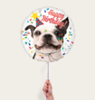 Ballon Hond Happy Birthday Multi