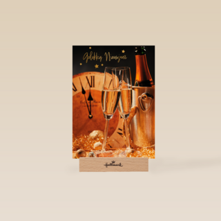 Proost Gelukkig Nieuwjaar Klok