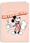 Mickey Mouse in pijama beterschapskaart