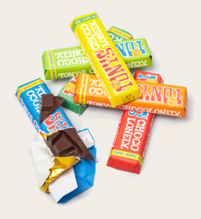 Tony Chocolonely Regenboog Proeverijtje XL