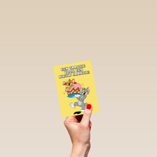 Taartje voor nieuw jaartje Tom en Jerry