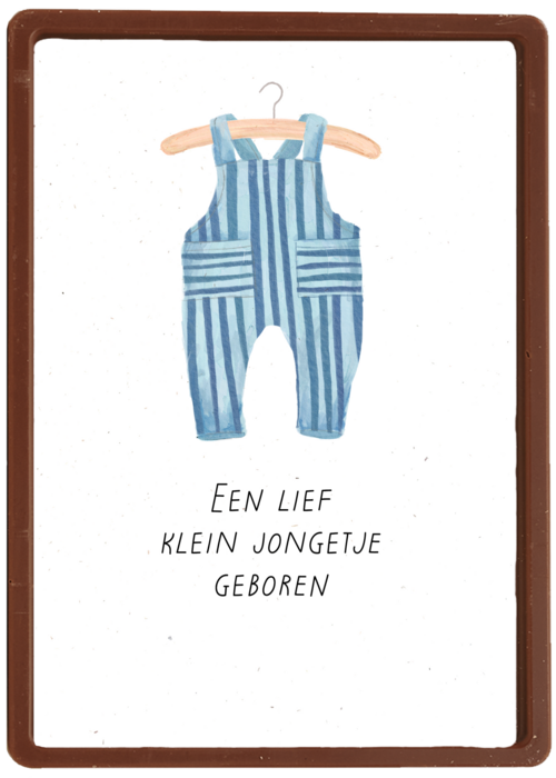 Geboortefelicitatie een lief jongetje