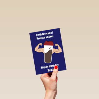 Verjaardag Jongen Protein Shake