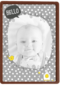 fotokaart hello klein baby kindje