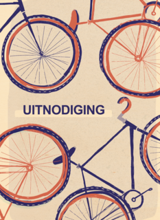 uitnodiging met fietsen