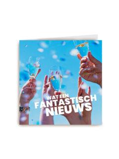 Gefeliciteerd kaart dat is fantastisch nieuws