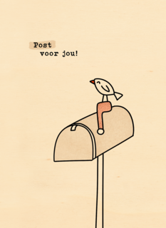 Zomaar kaart post voor jou