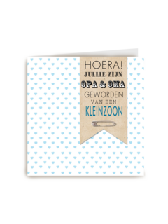 hartjes opa en oma geworden blauw