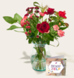 Brievenbusbloemen Golden Hour met Leonidas Chocolade Bonbons