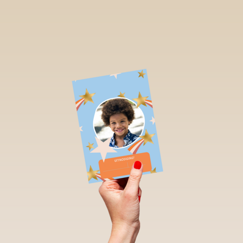 Communie Lentefeest uitnodiging fotokaart