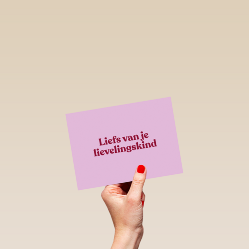 Liefs van je lievelingskind andc