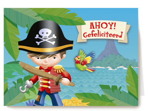 ahoy gefeliciteerd piraat