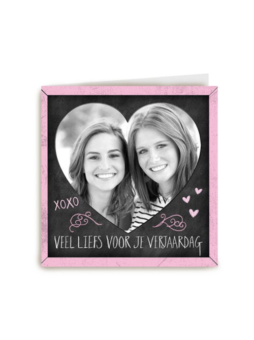 xoxo veel liefs voor je verjaardag