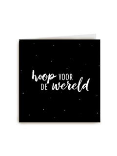 hallmark kerstkaart hoop voor de wereld