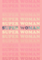 Verjaardagskaart Super woman powervrouw
