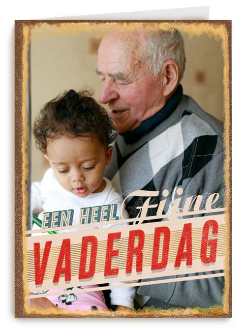 vaderdag fotokaart klassiek een heel fijne vaderdag