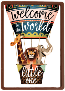 geboorte kaart welcome to the world