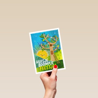 Kinderpostzegels - Huisje boompje feestje!
