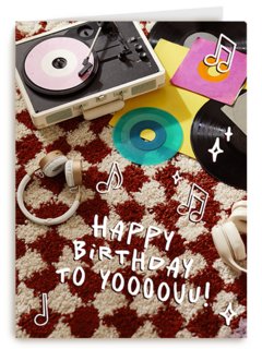 Happy Birthday platenspeler