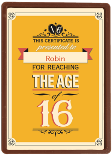 jarig 16 leeftijd zestien jaar