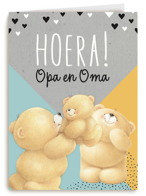 forever friends hoera opa en oma krijgen een kleinzoon