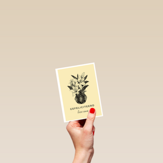 een mooie bos bloemen voor een mooie jarige