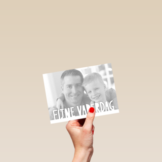 fotokaart fijne vaderdag