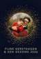 Nieuwjaar 2026 Fijne kerstdagen fotokaart