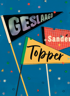 Geslaagd topper vlaggen