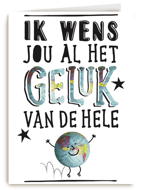 veel geluk wens