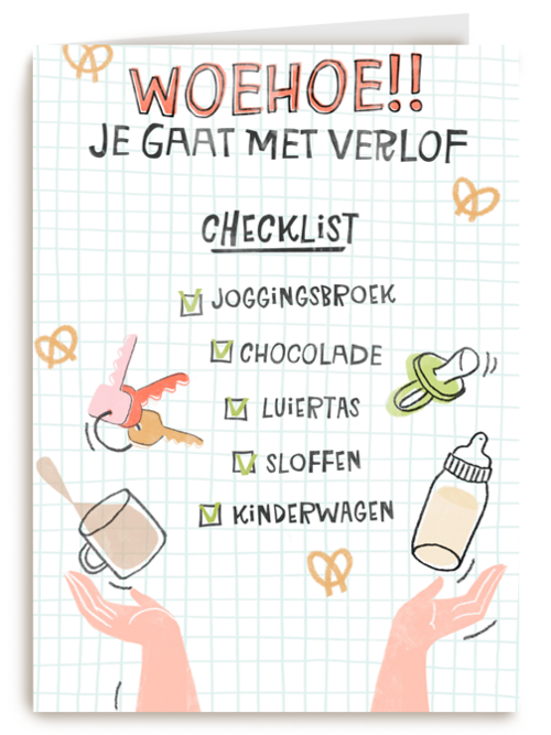 zwangerschap woehoe je gaat met verlof