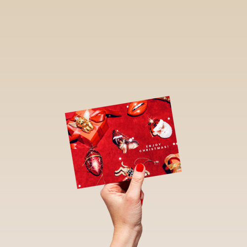 Vondels kerstkaart Enjoy Christmas