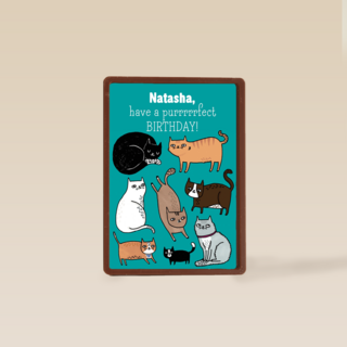 verjaardag vrouw grappig have a purrrrfect birthday