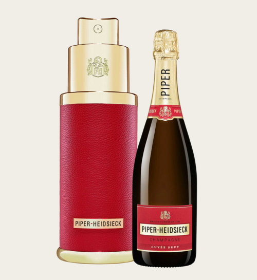 Geschenkset Champagne Piper-Heidsieck Brut + Parfum-wijnkoeler