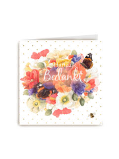 Kaart flowers by Marjolein Bastin Bloemen bedankt