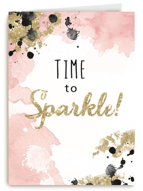 watercolor time to sparkle