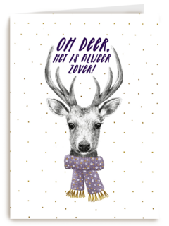 oh deer het is kerst