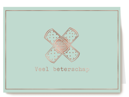 veel beterschap met deze pleister
