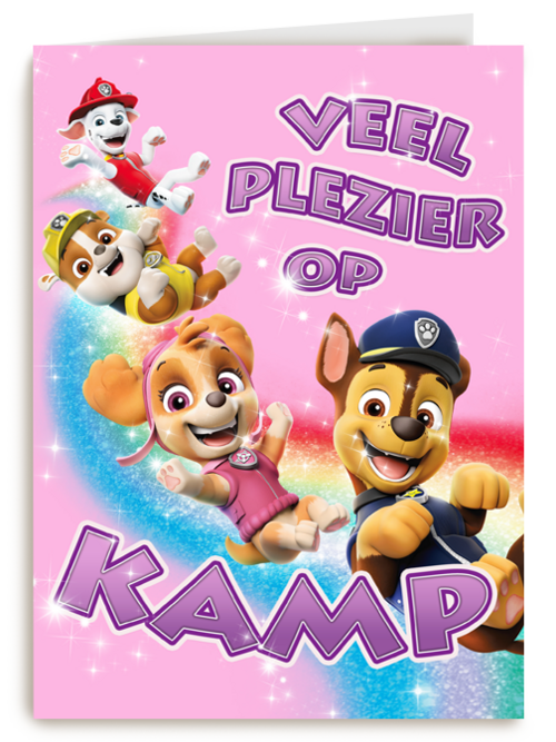 Paw Patrol veel plezier op kamp