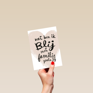 zomaar kaart wat ben ik blij met familie zoals jij