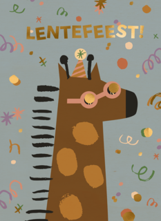 Lentefeest giraf