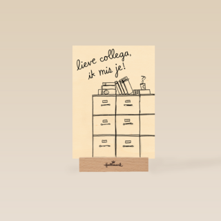 Missen kaart Lieve collega ik mis je