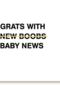 congrats with the new boobs
