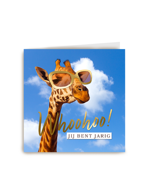Woohoo giraf jarig